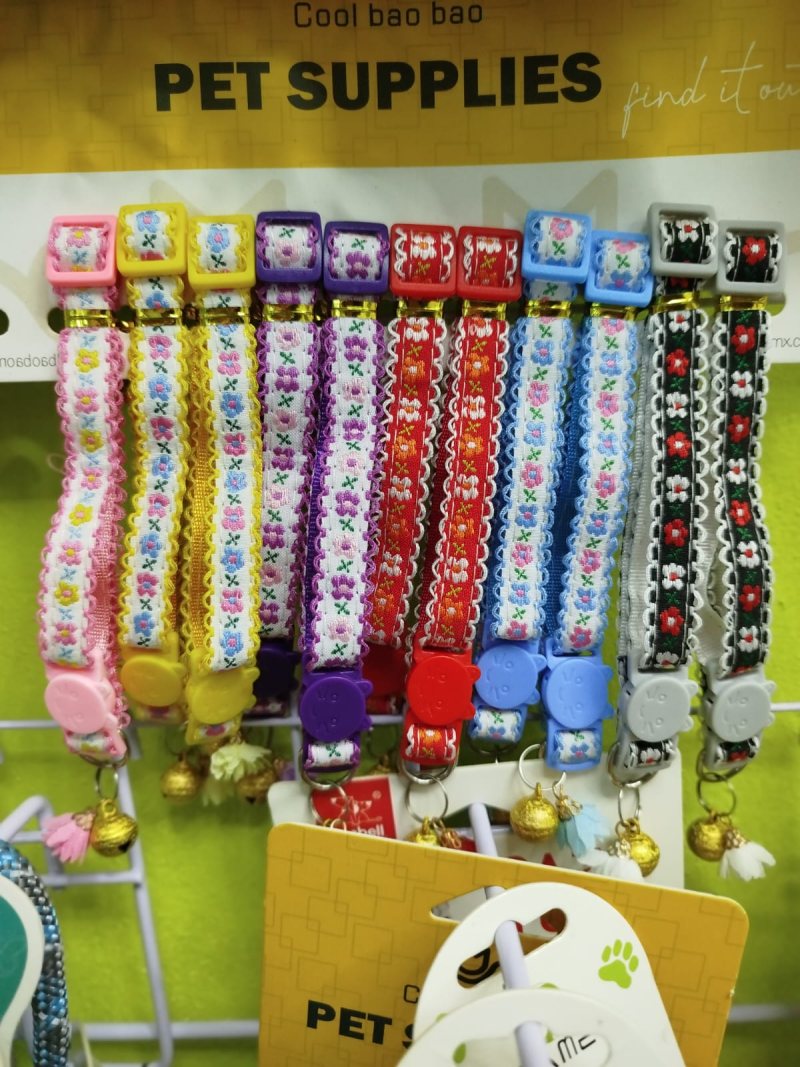 Collar Flores Gato