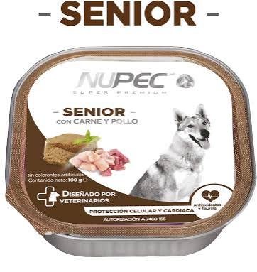 Nupec Lata Senior Perros 100g