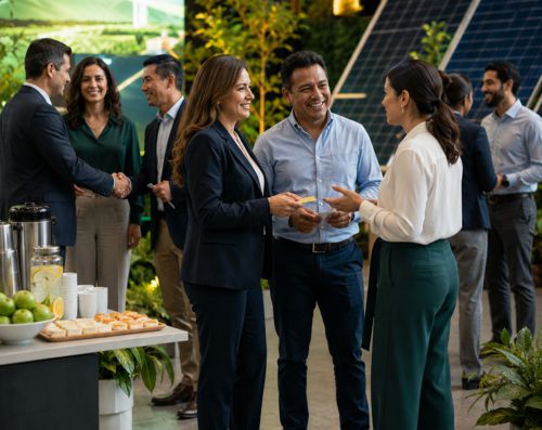 Networking y coffee break del Foro AYGE
